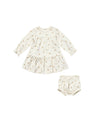 tiered jersey dress - doves