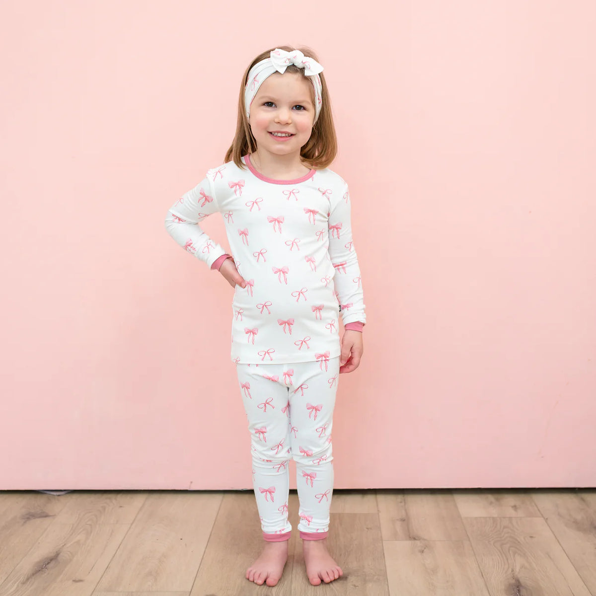 Long Sleeve Pajamas | Bows
