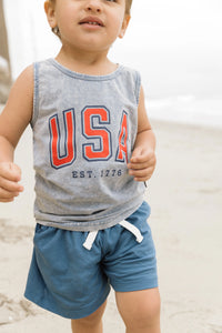 USA Edition Jersey Short - Blue