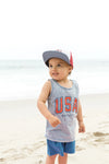 USA Edition Jersey Short - Blue