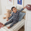 Quarterback Print Heather PJ Set