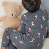 Quarterback Print Heather PJ Set