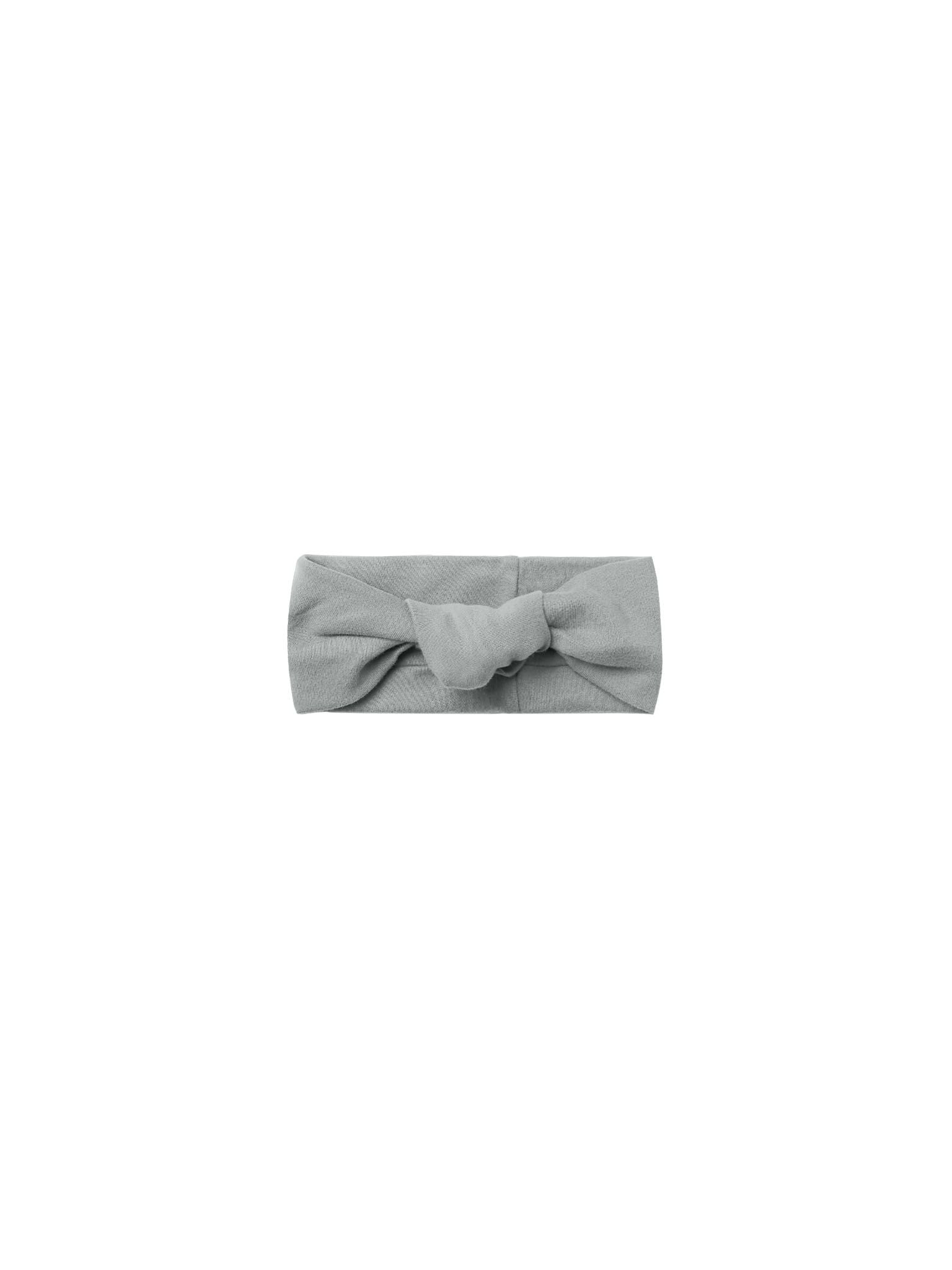 knotted headband - dusty blue