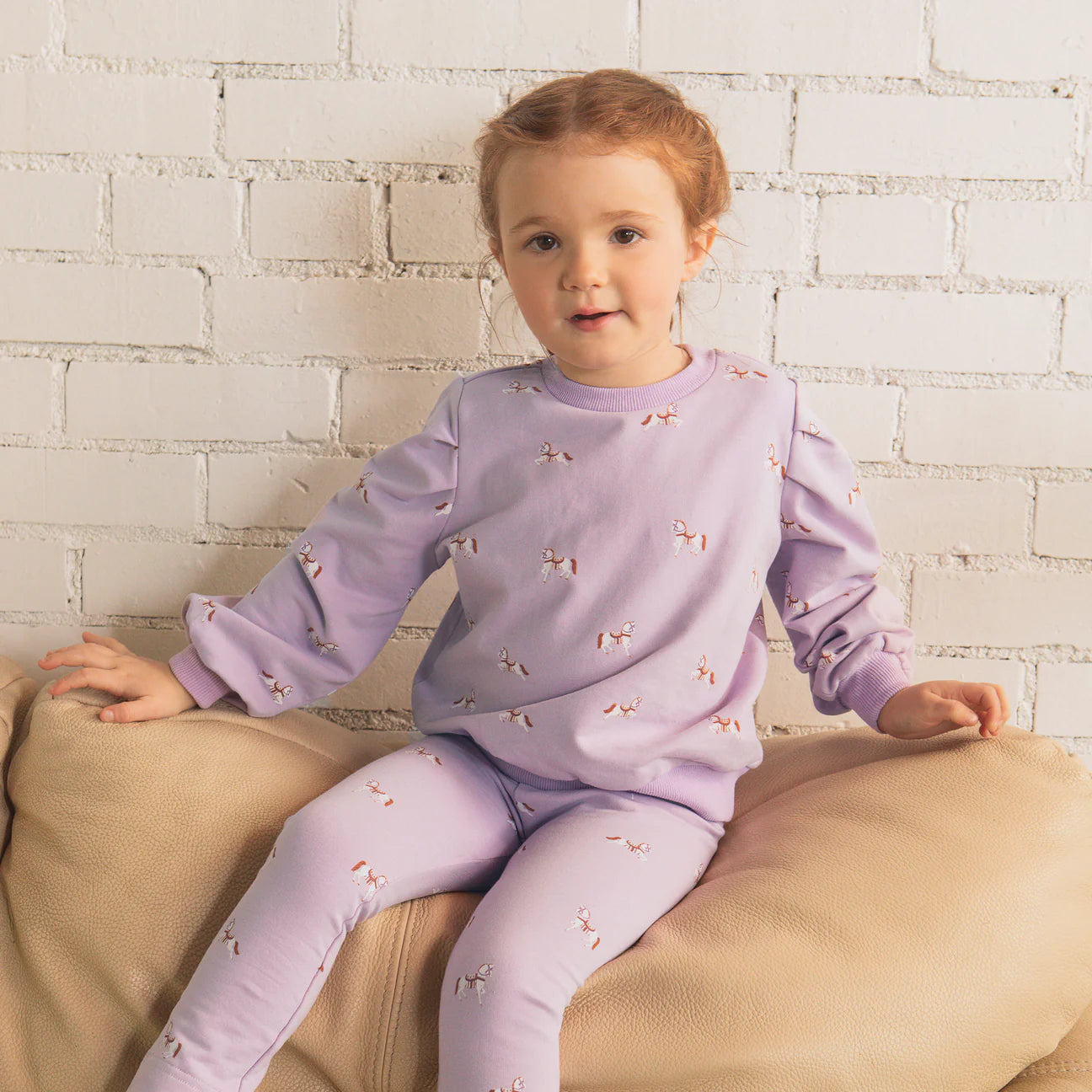 Filly Print Orchid Sweatshirt
