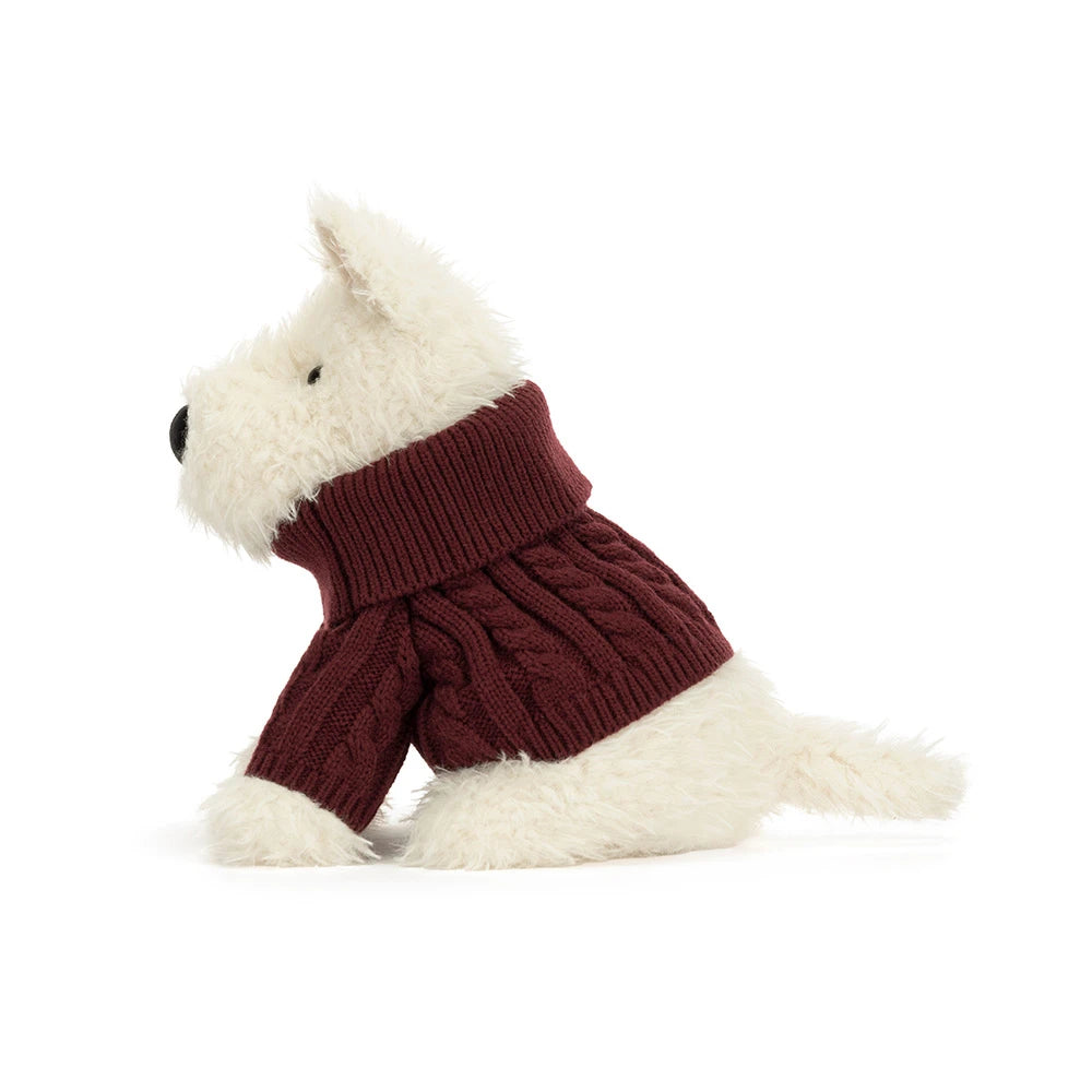 Munro Scottie Dog 'Winter Jumper'