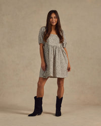 Brea Dress - Blue Ditsy
