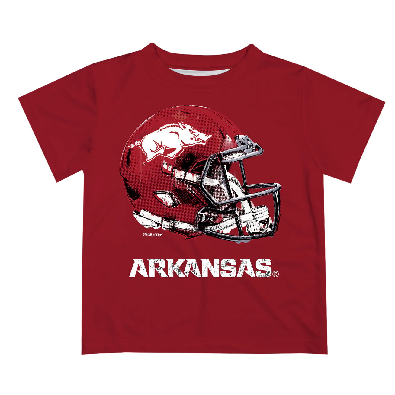 Arkansas Razorbacks Football Helmet T-Shirt