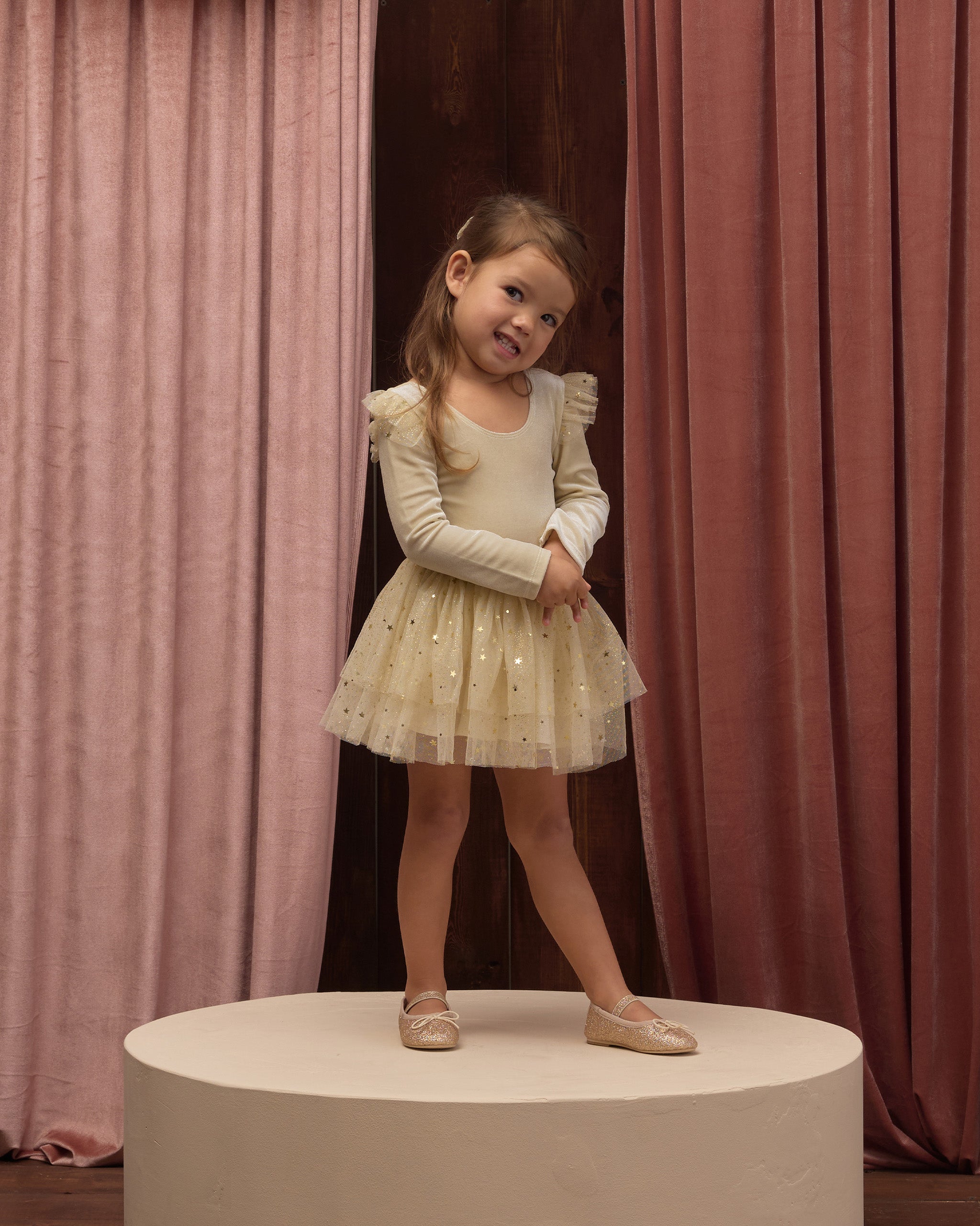 Pixie Tutu Set || Champagne