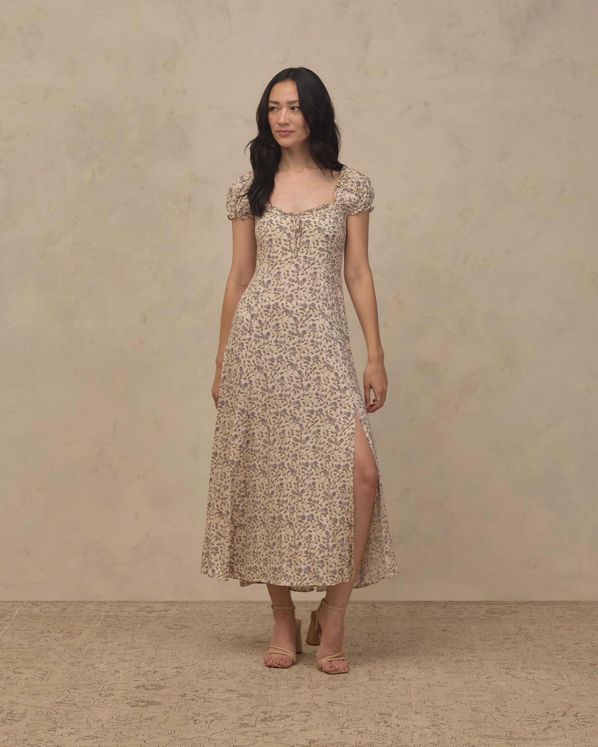 Women's Nancy Dress || Blue Garden