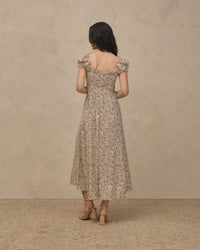 Women's Nancy Dress || Blue Garden