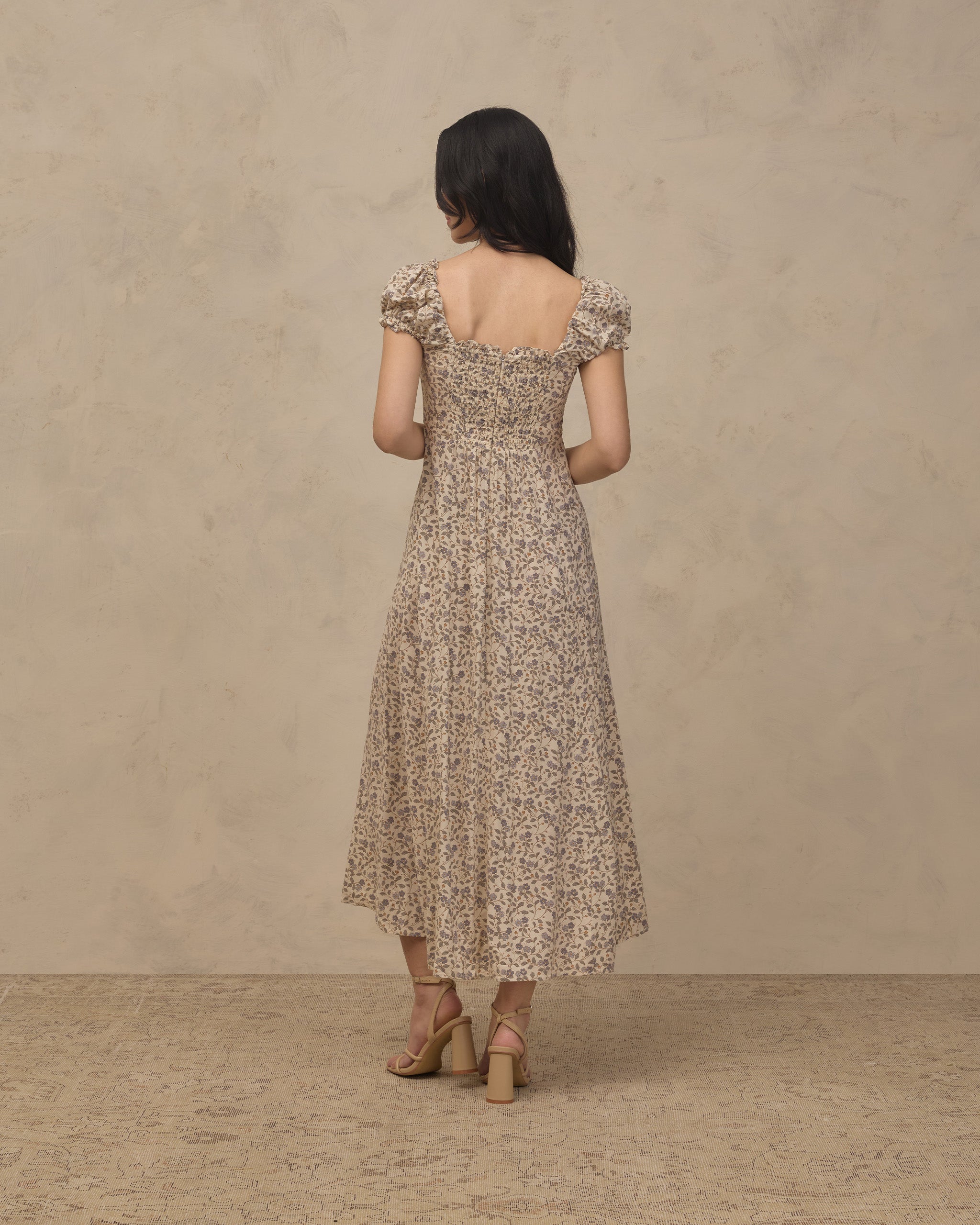 Women's Nancy Dress || Blue Garden