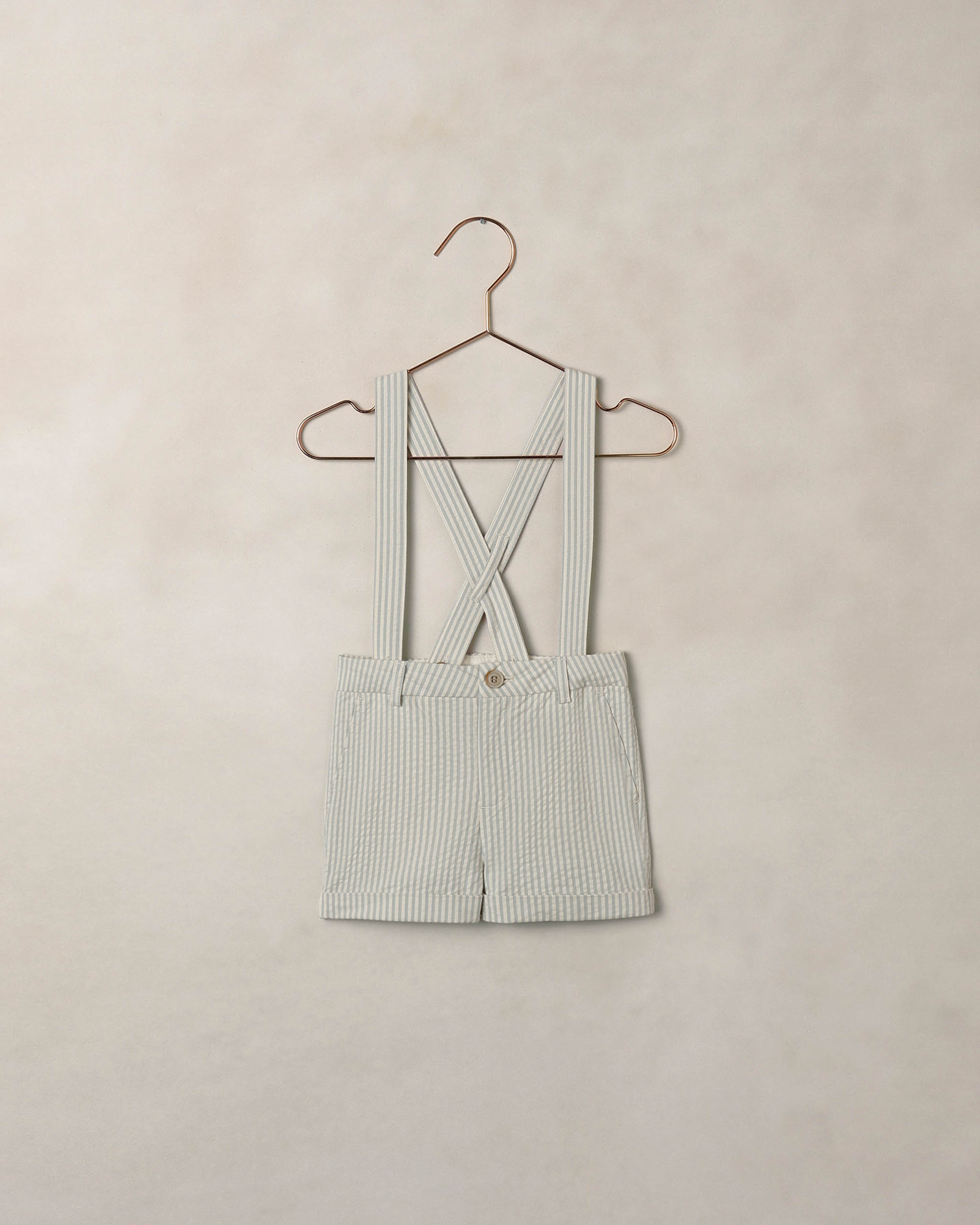 Suspender Short | Sky Stripe