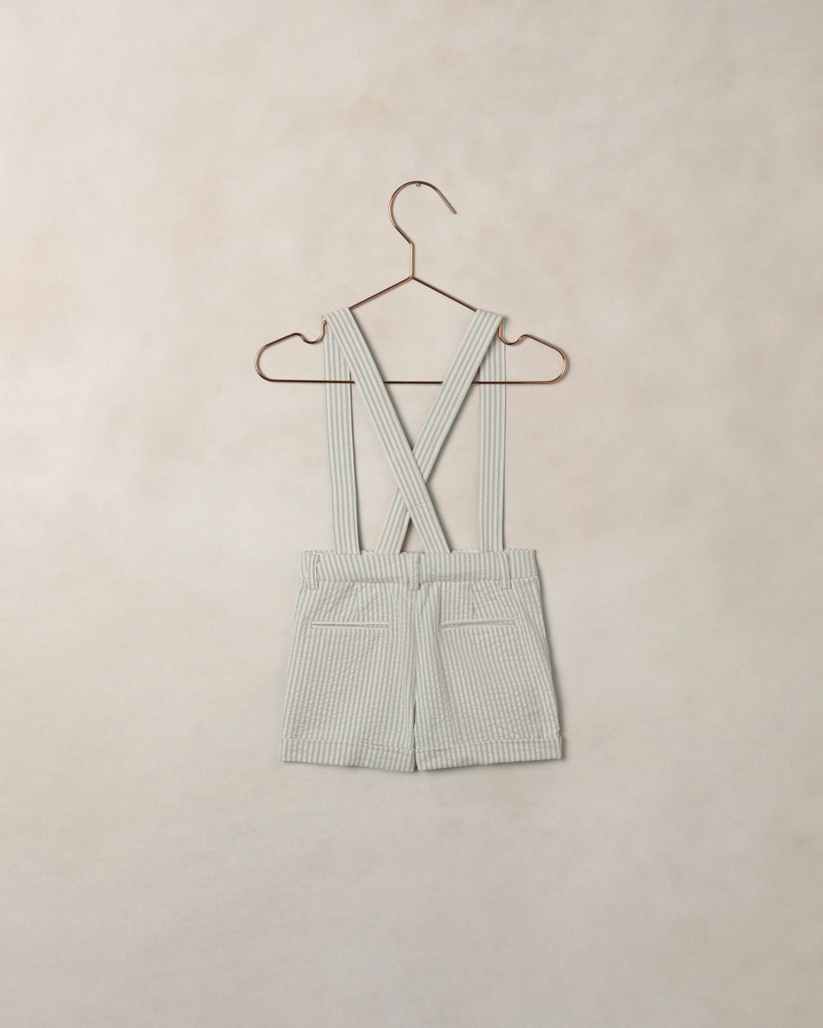Suspender Short | Sky Stripe