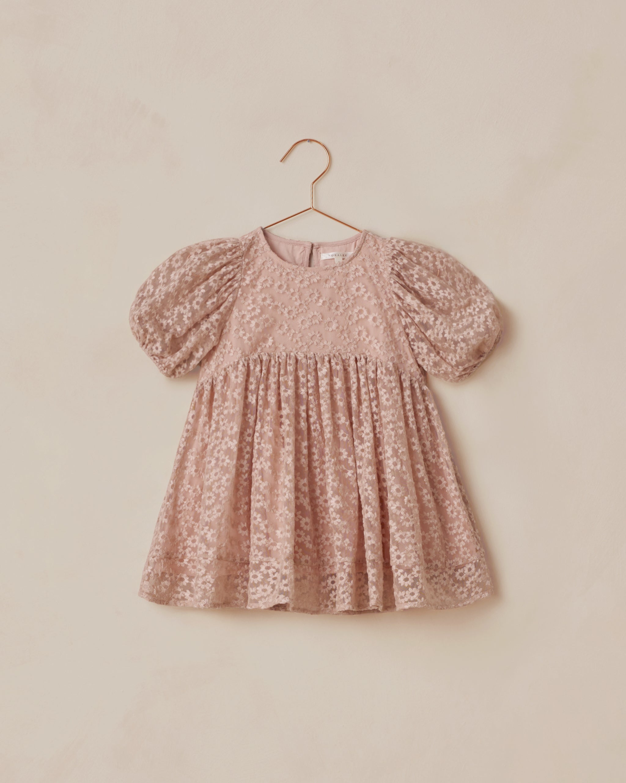Luna Dress | Rose Embroidered Daisy