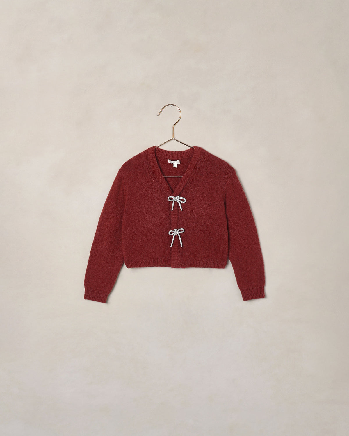 Bow Cardigan Ruby
