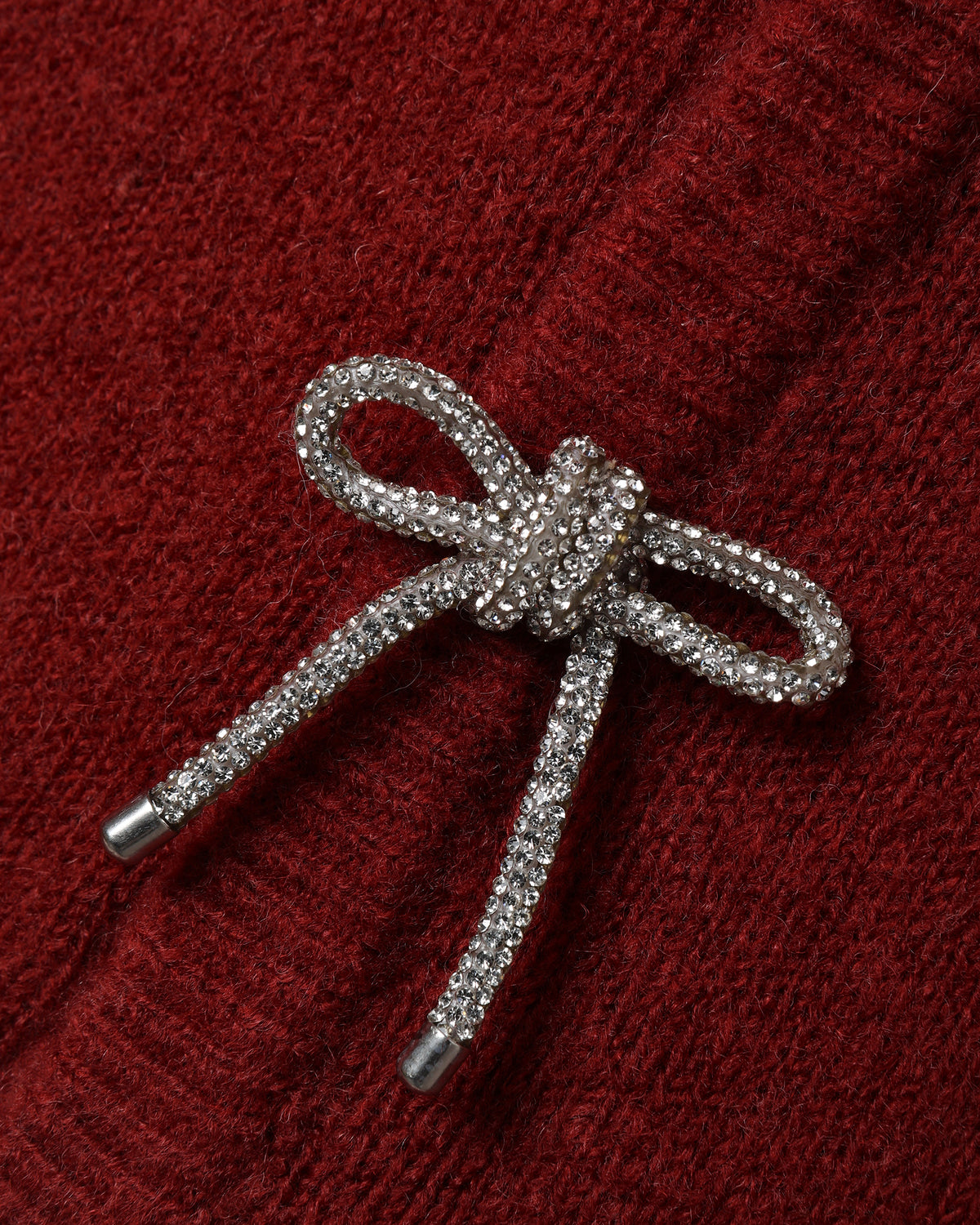 Bow Cardigan Ruby