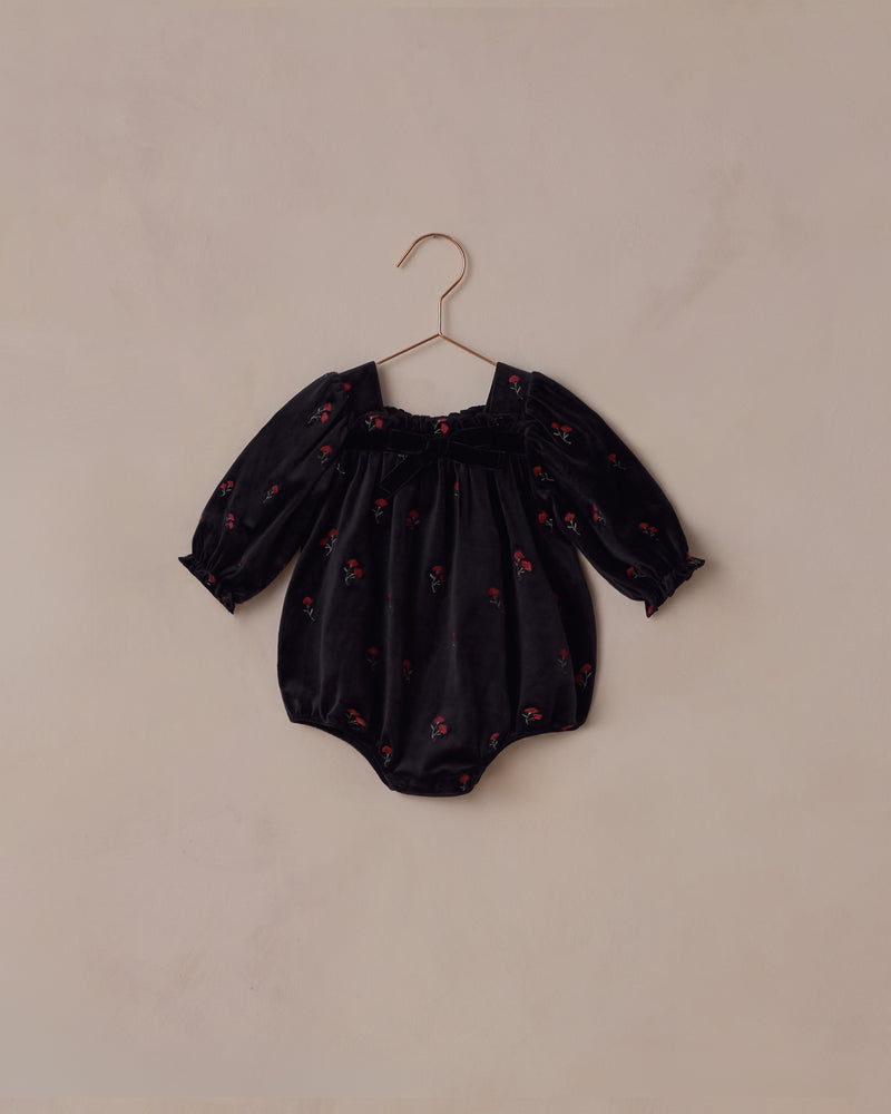 Annette Romper | Velvet Floral