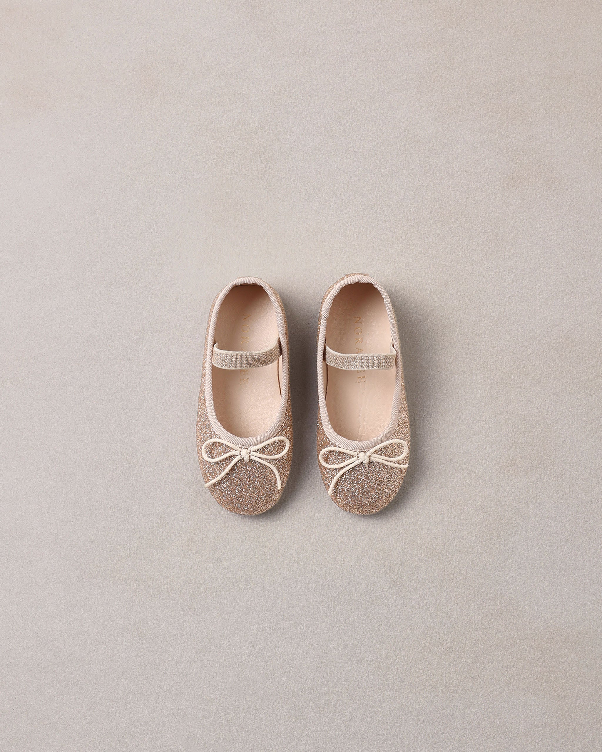 Ballet Flats || Rose Gold Shimmer