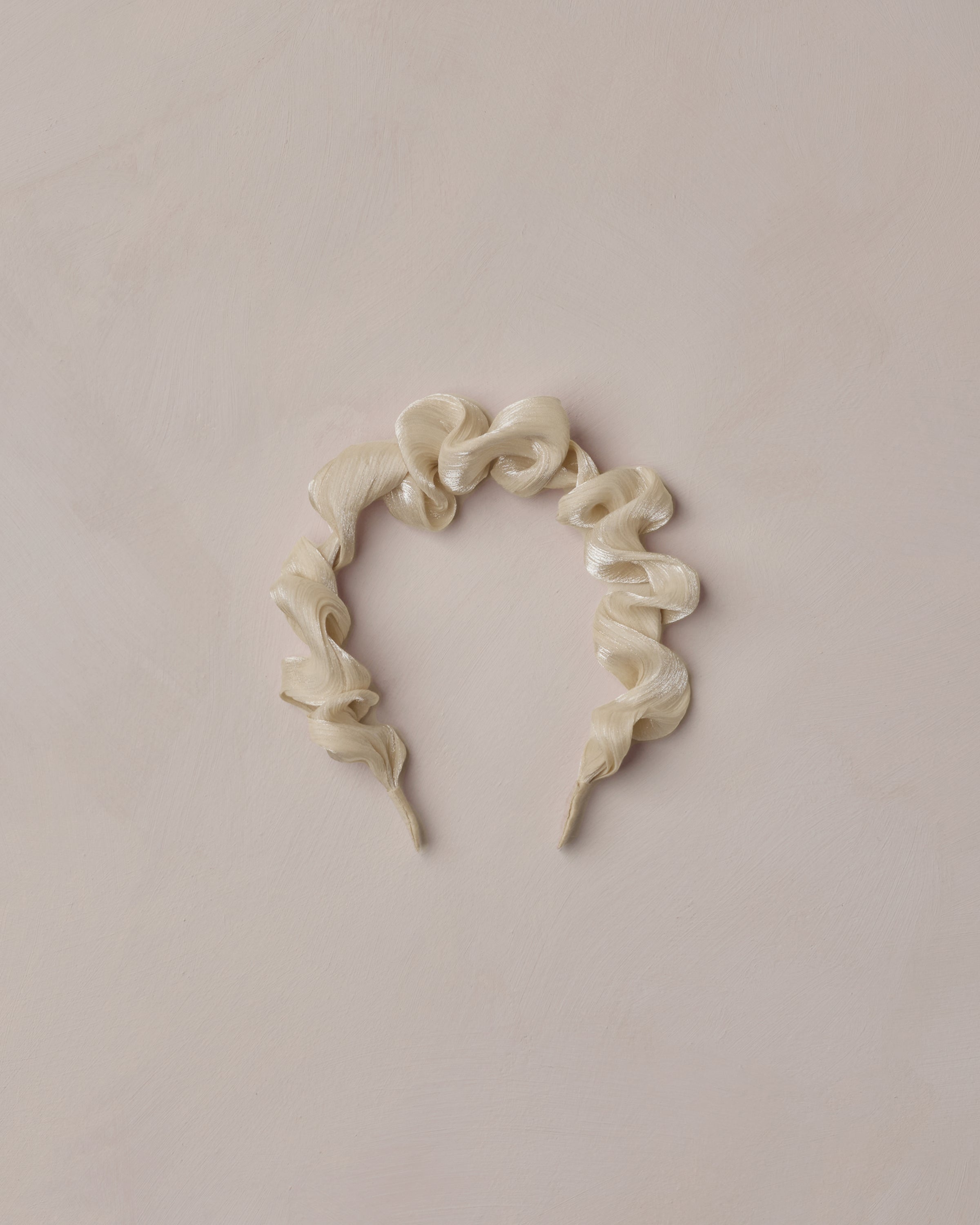 Gathered Headband | Ecru