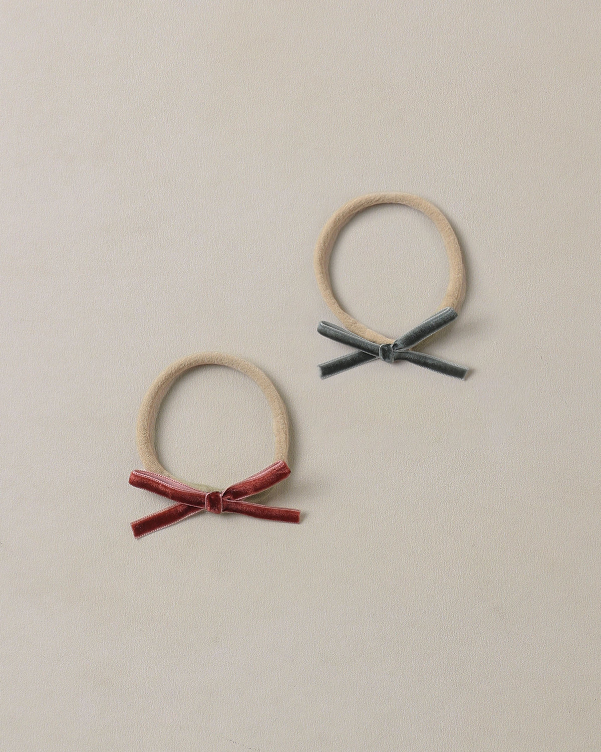 Baby Bow Headbands Green, Ruby