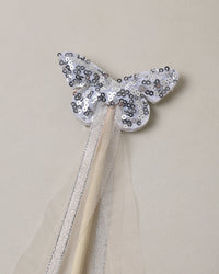 Crown + Wand || Silver Sequin