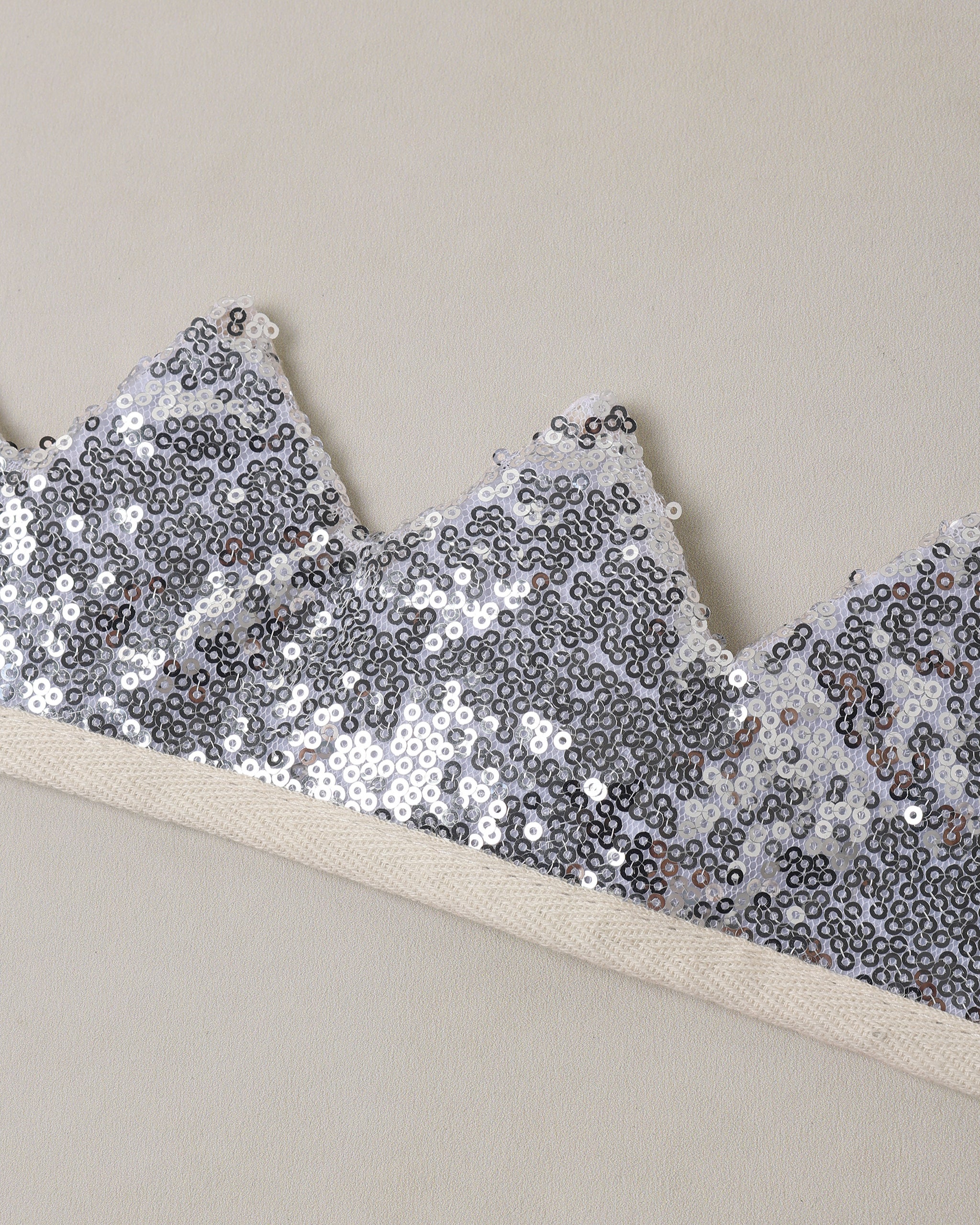Crown + Wand || Silver Sequin