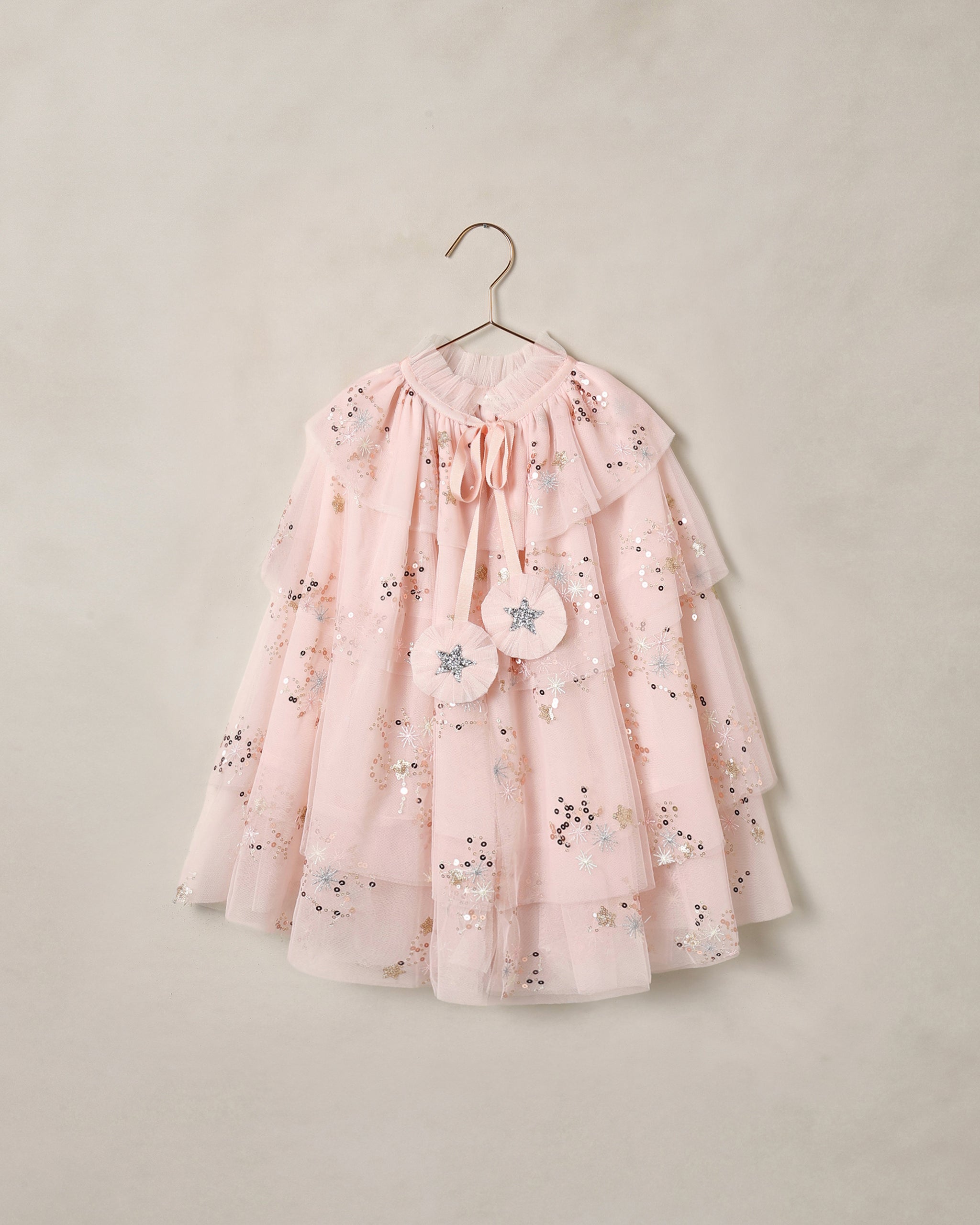 Tulle Cape || Pink