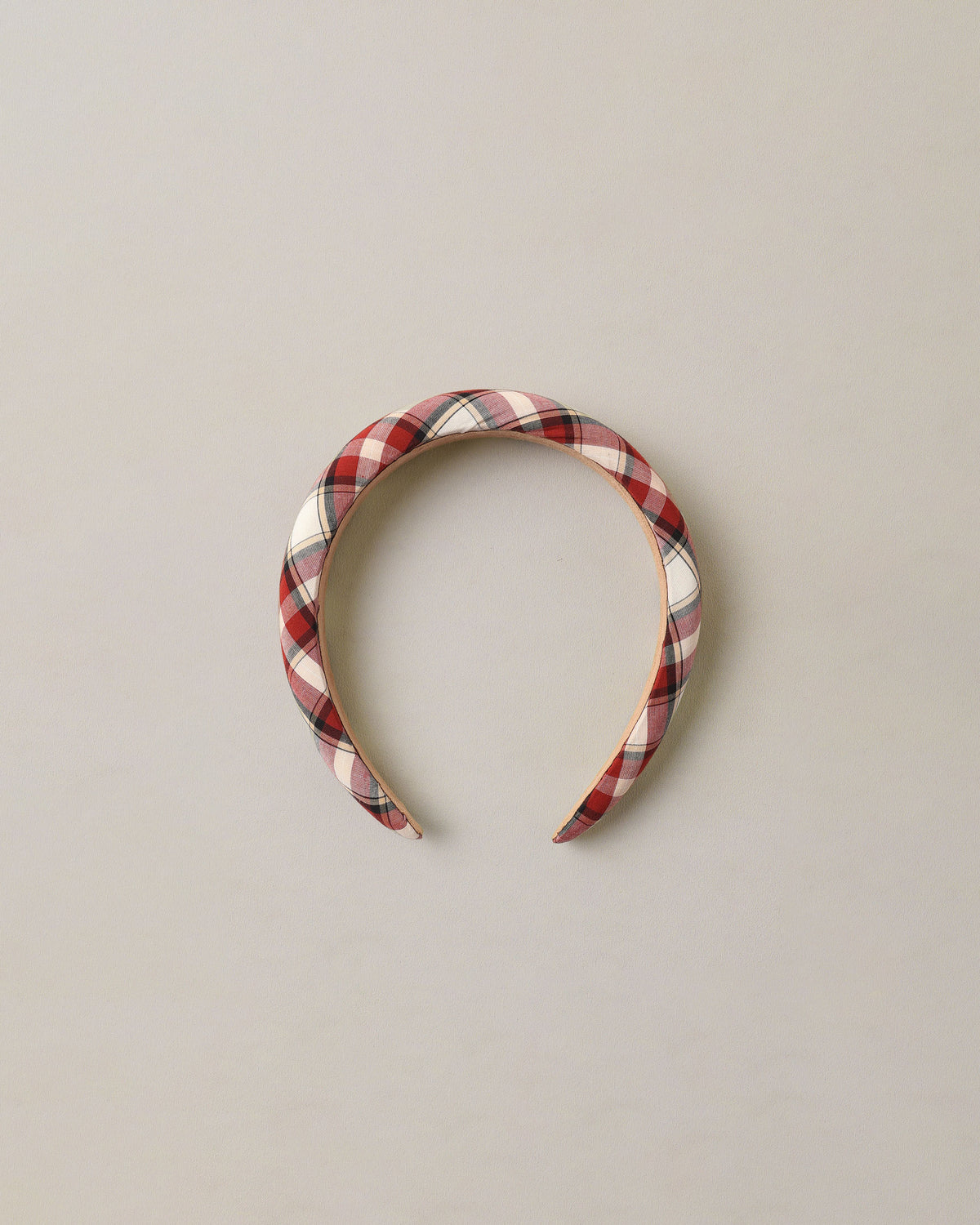 Padded Headband Holiday Tartan