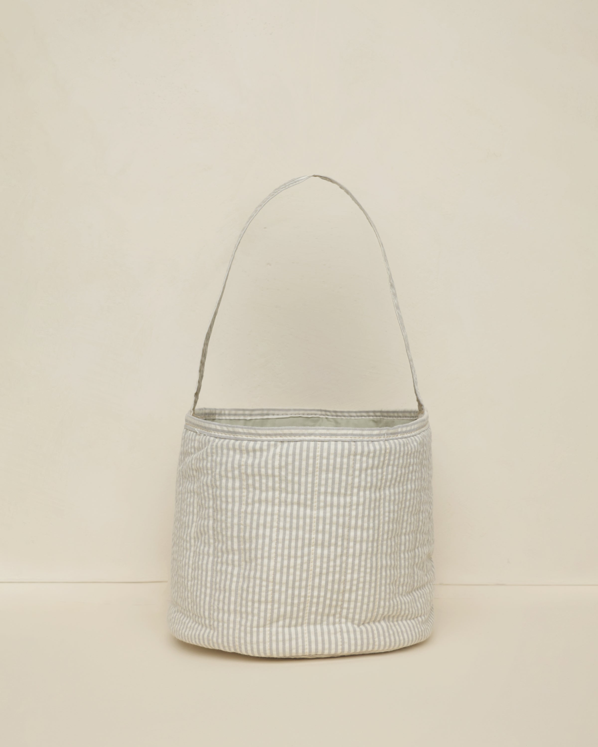 Easter Basket || Sage Stripe