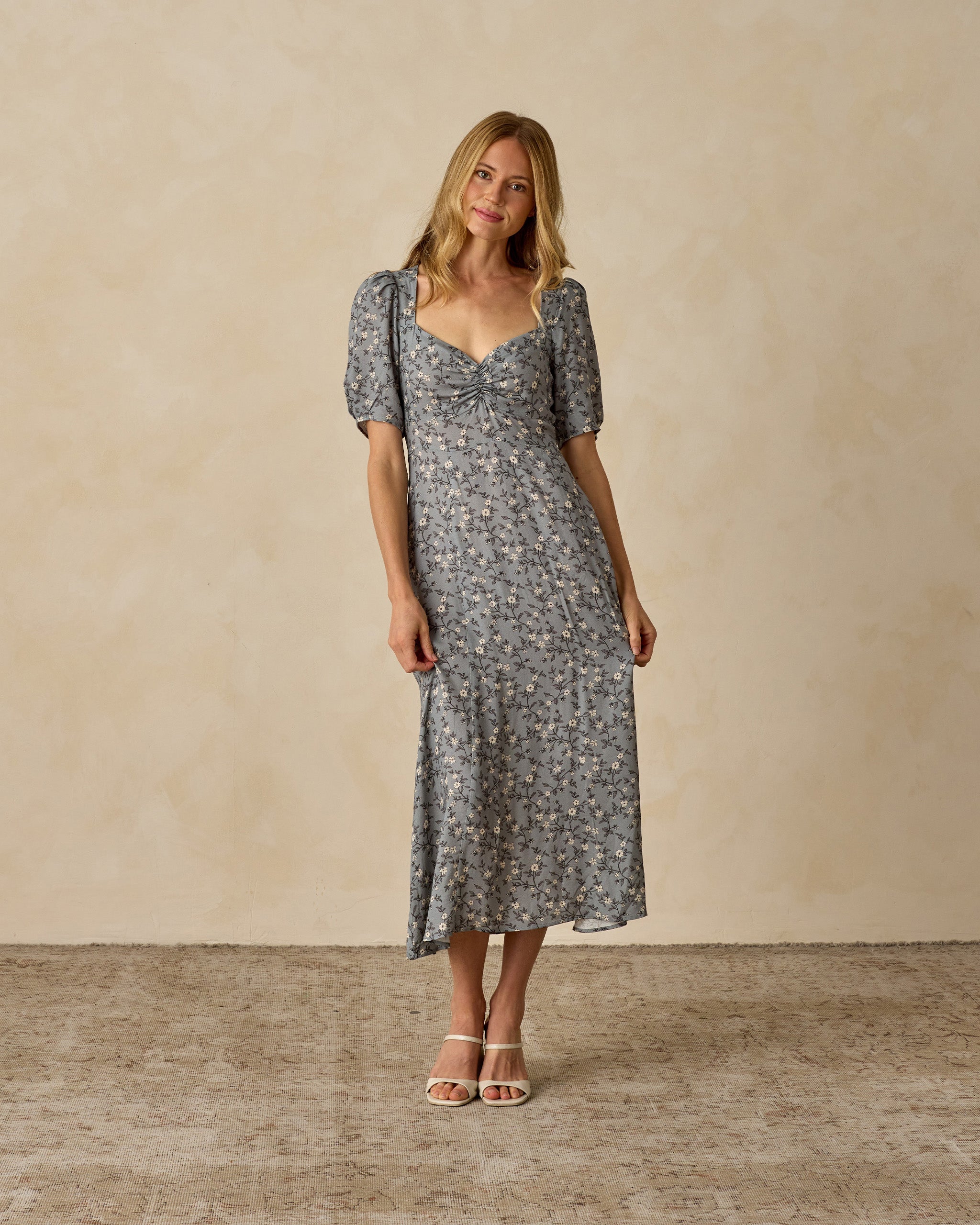 Violet Dress || French Blue Floral