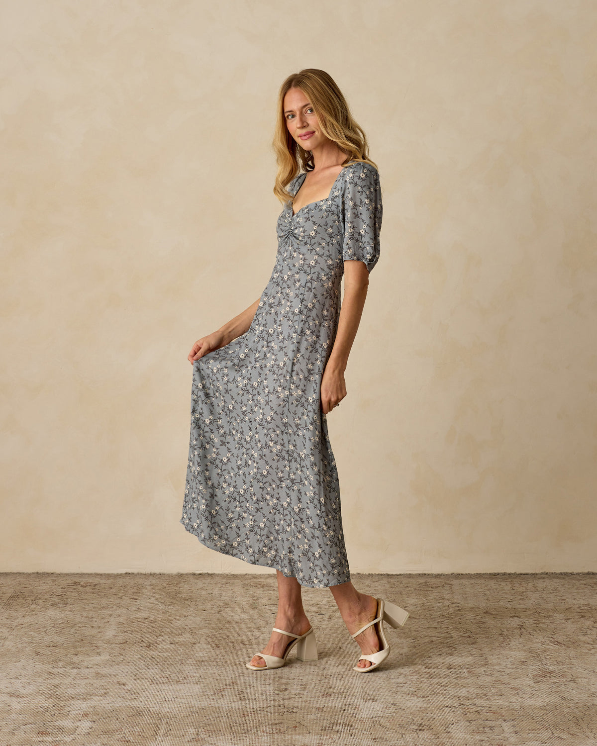 Violet Dress || French Blue Floral
