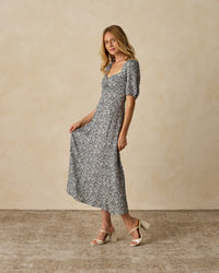 Violet Dress || French Blue Floral