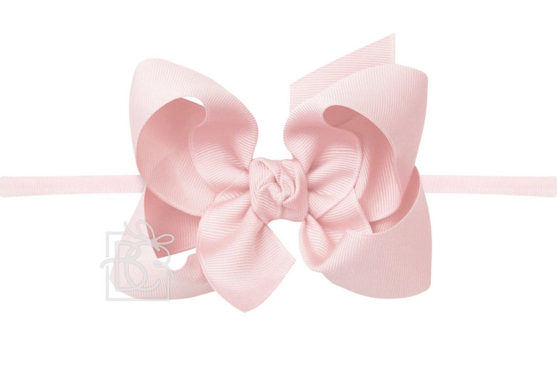 4.5″ Bow Headband | Light Pink