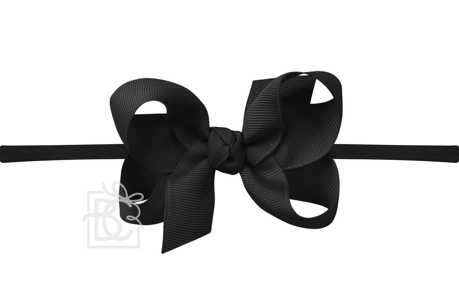 3.5″ Bow Headband  | Black