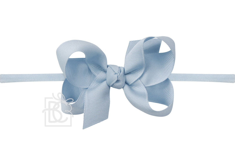 3.5″ Bow Headband  | Millennium Blue