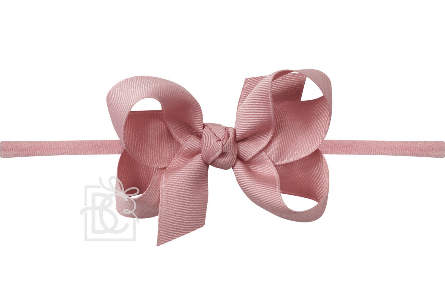 3.5″ Bow Headband  | Mauve