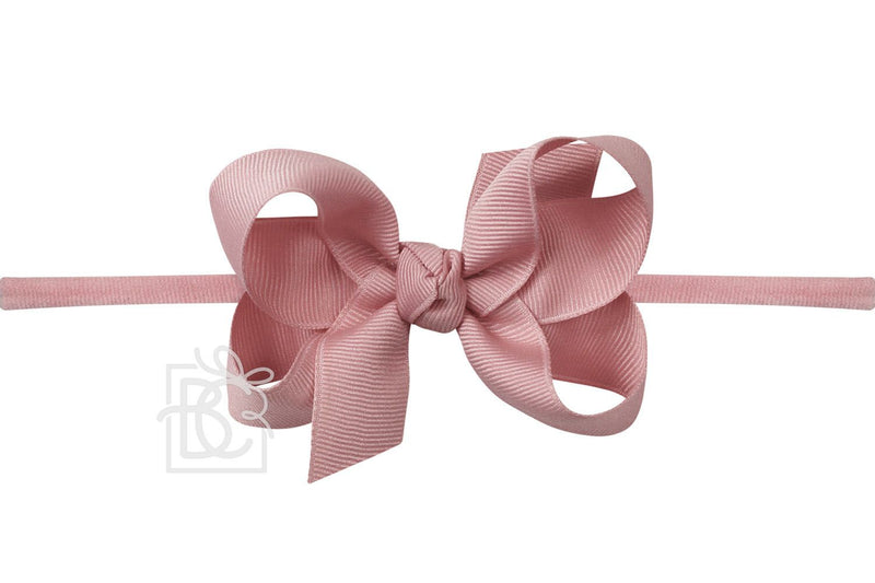 3.5″ Bow Headband  | Mauve