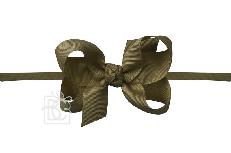 3.5″ Bow Headband | Moss