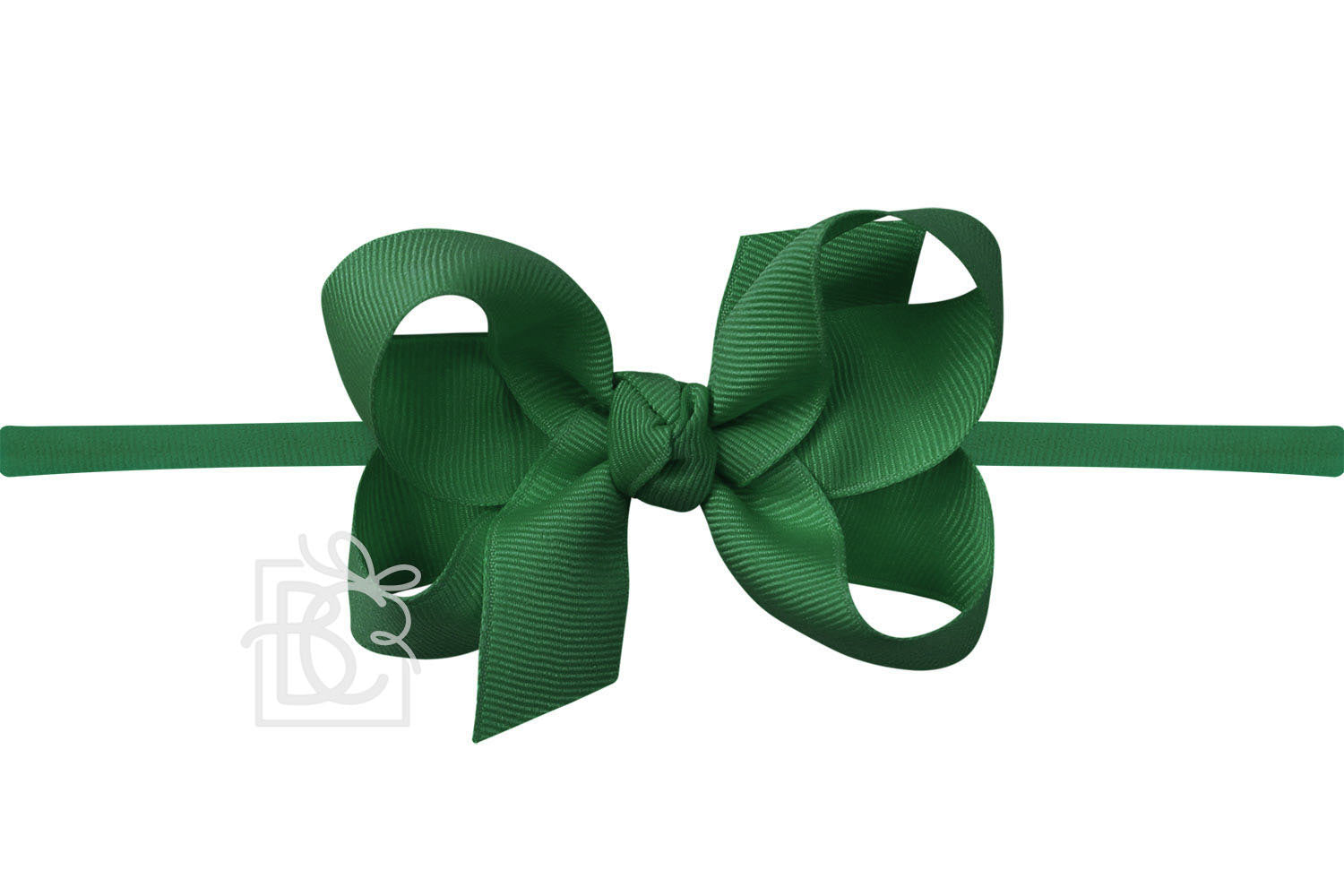 3.5″ Bow Headband | Forest Green