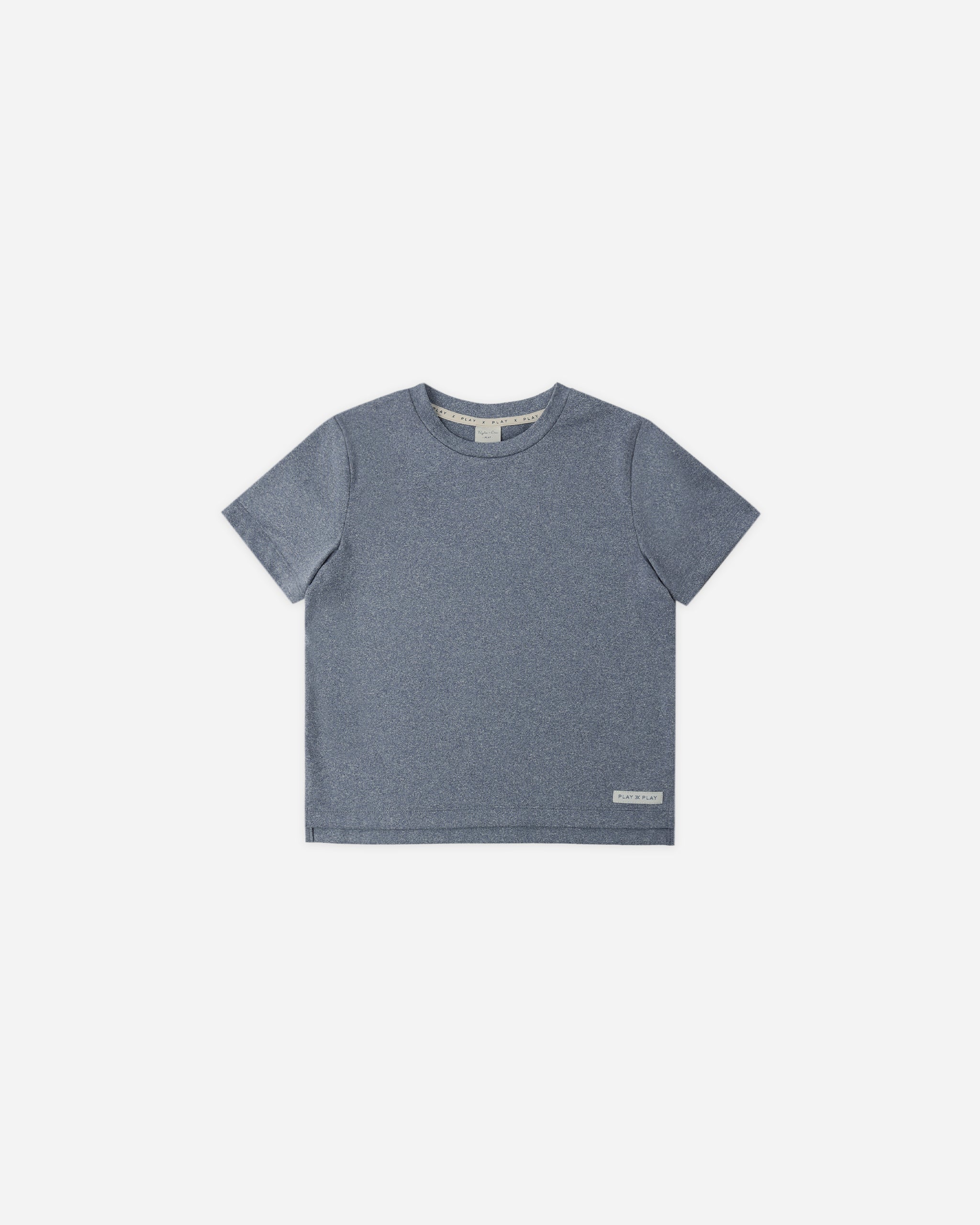 Cove Essential Tee || Heathered Marine