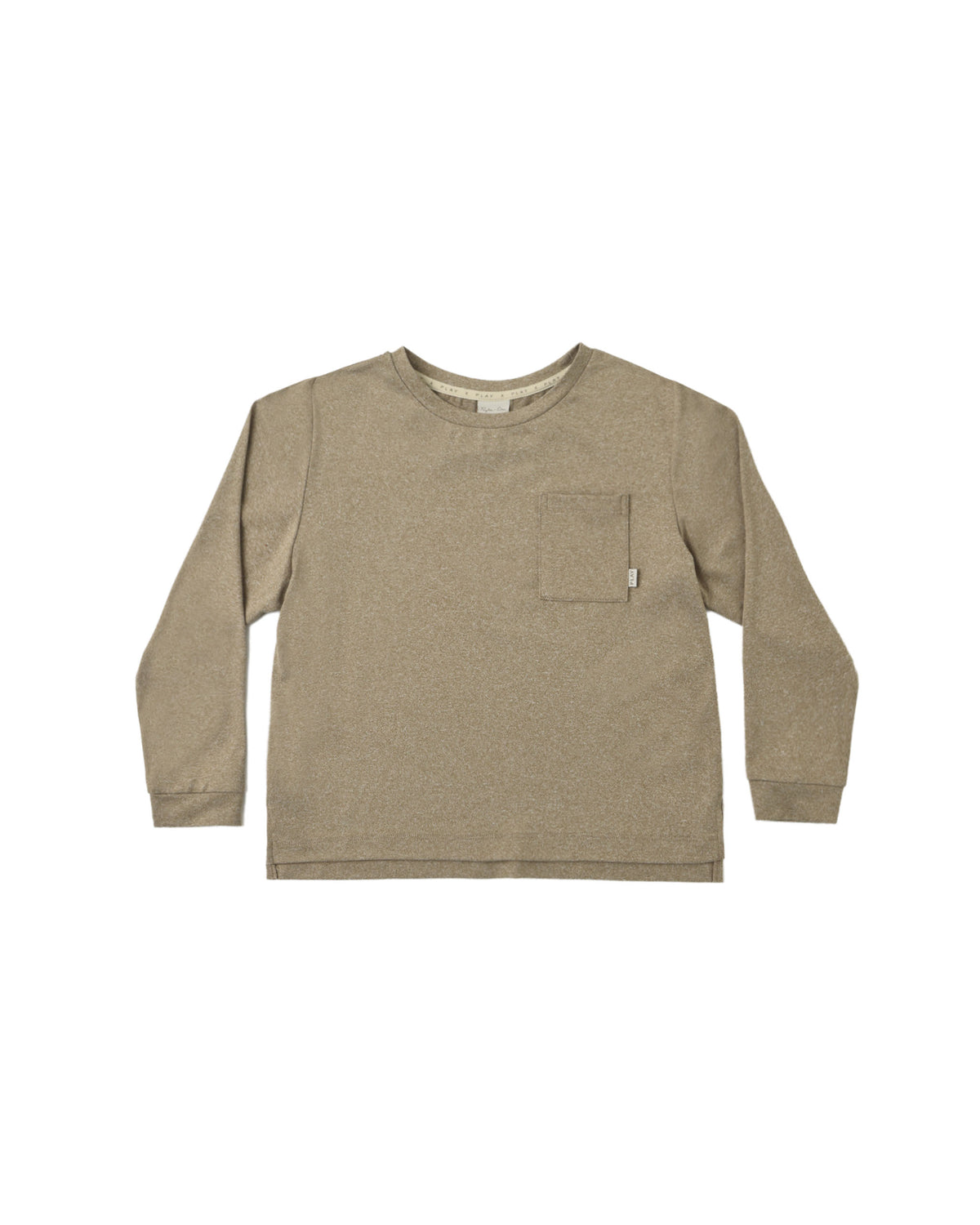 Long Sleeve Pocket Tee Heathered Olive