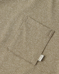 Long Sleeve Pocket Tee Heathered Olive