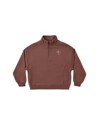Half Zip Sweatshirt Mulberry