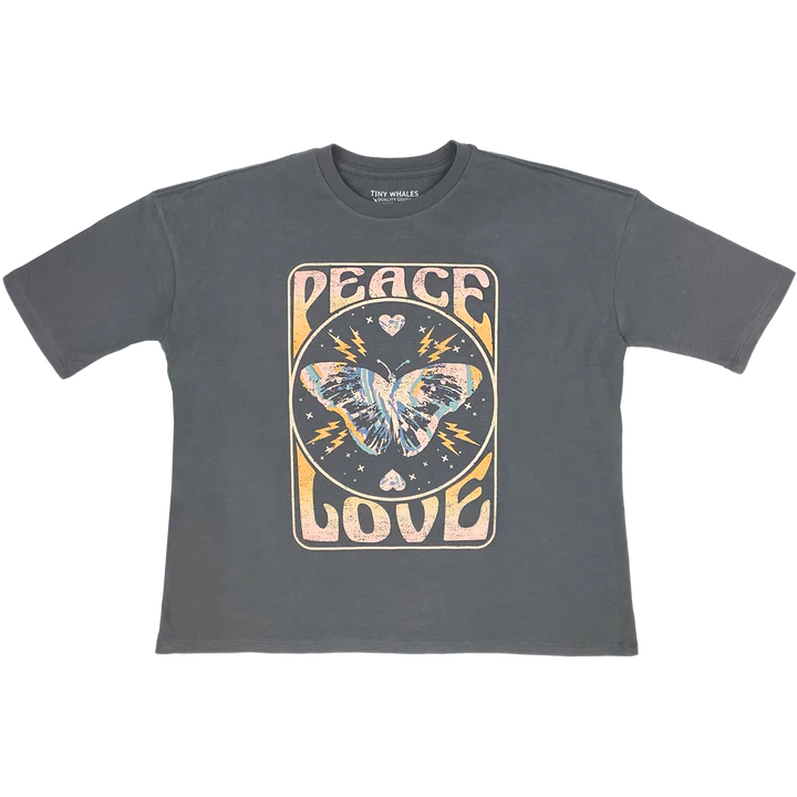 Peace & Love Oversize Tee