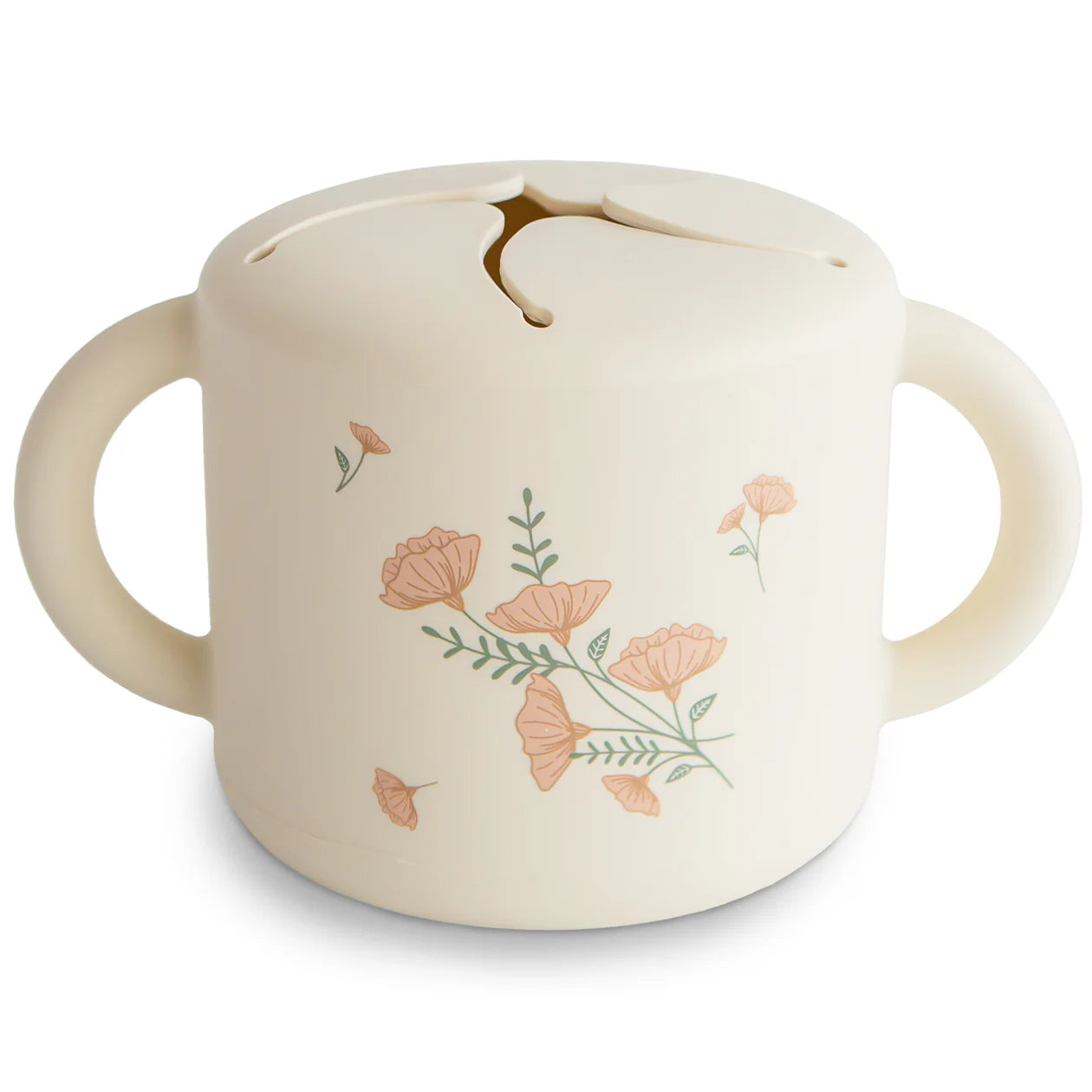 Snack Cup - Pink Flowers