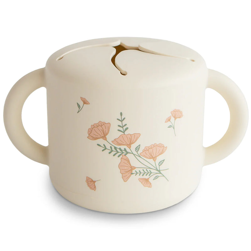 Snack Cup - Pink Flowers