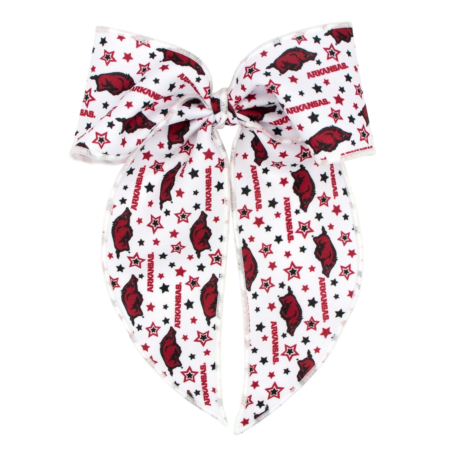 Medium Arkansas Star Print Hair Bow