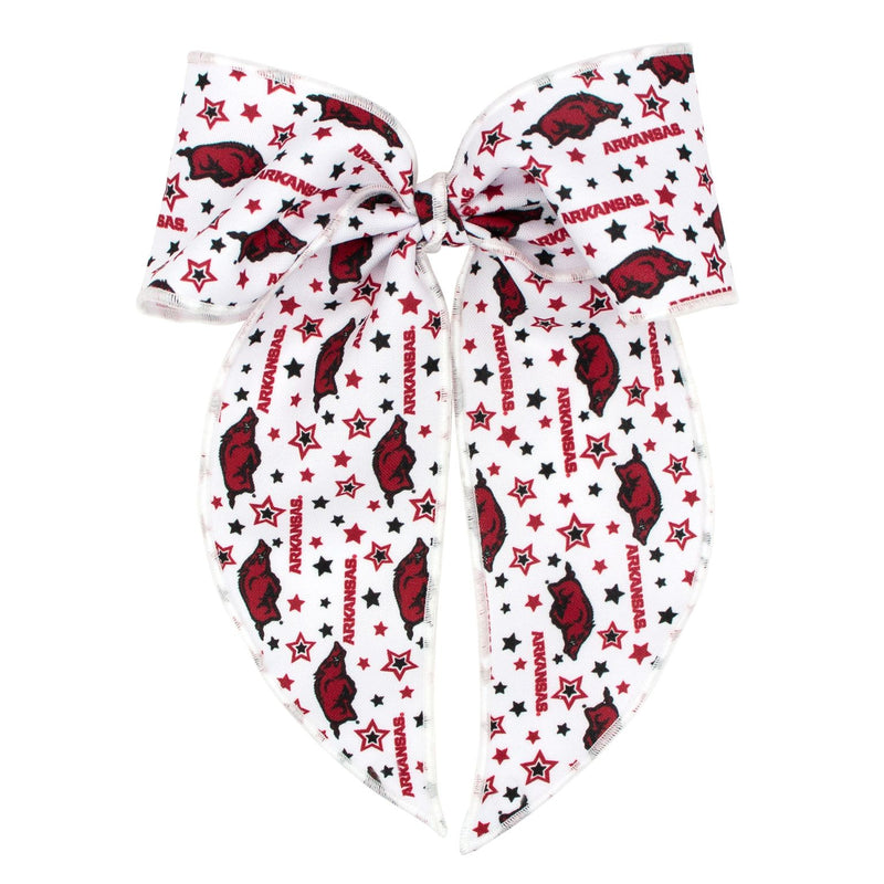 Medium Arkansas Star Print Hair Bow