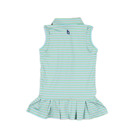 Sherbet Stripe Polo Sleeveless Dress