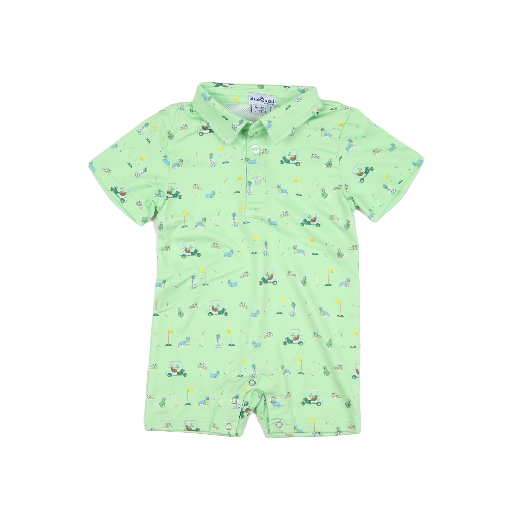 Dogwood Polo Short Sleeve Romper